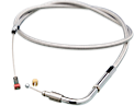 Cable de ralentí forrado transparente trenzado
