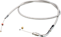 Cable acelerador forrado transparente trenzado