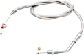 Cable acelerador forrado transparente trenzado