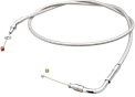 Cable acelerador forrado transparente trenzado