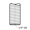 1/4”-28