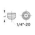 1/4”-20