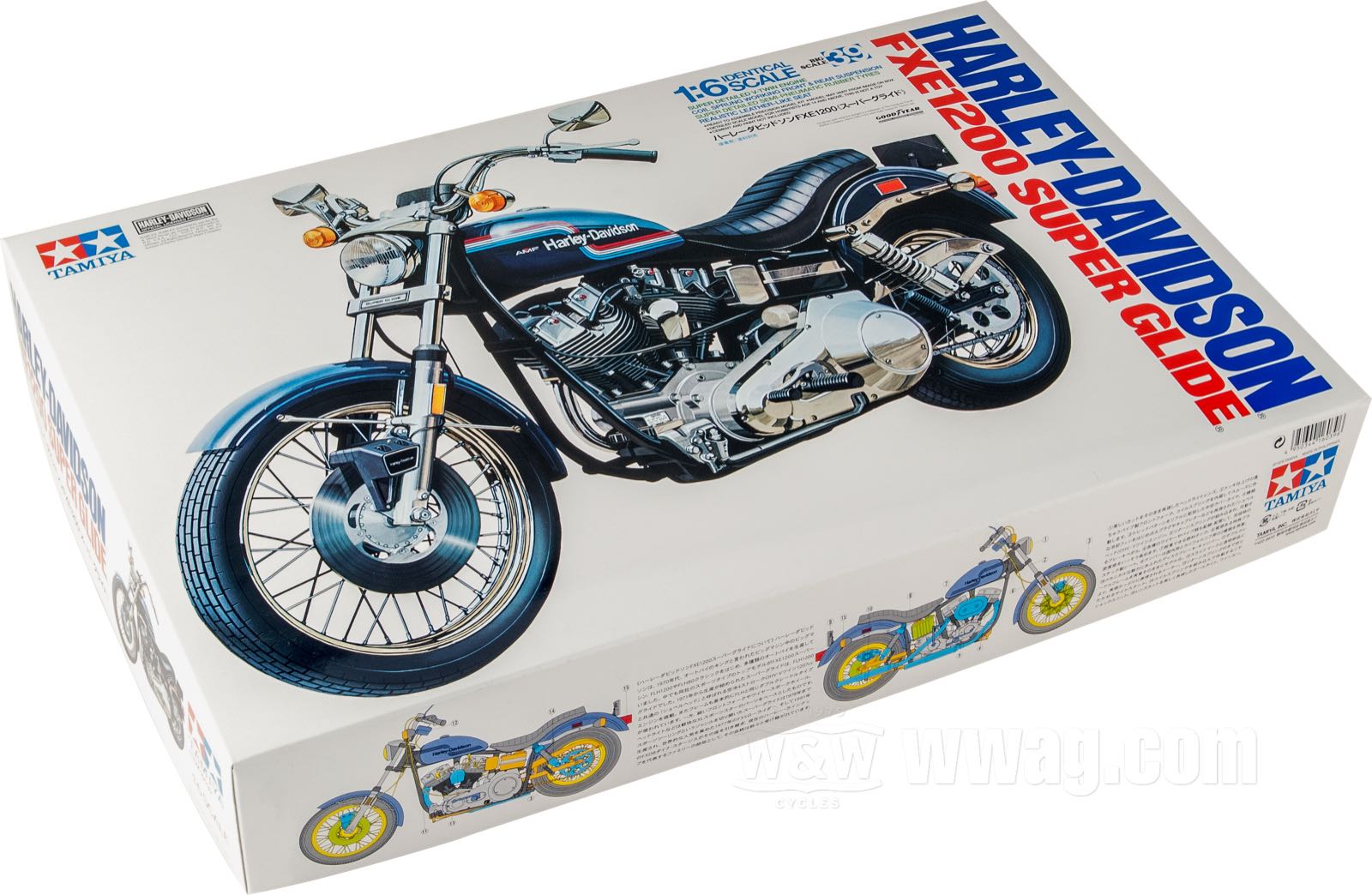 W&W Cycles - Tamiya 1:6 Model Kits for Harley-Davidson