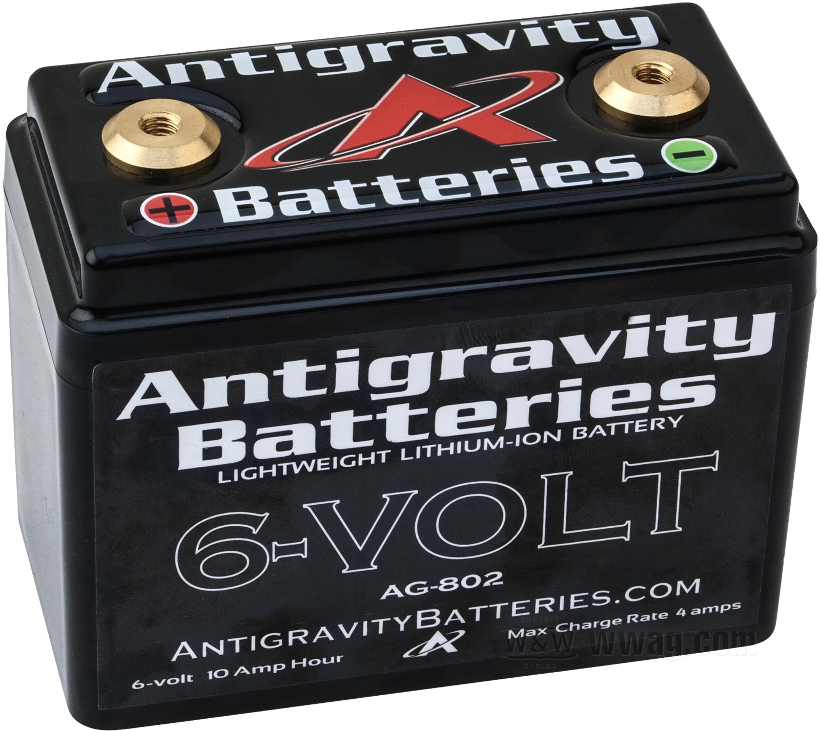 W&W Cycles - 6V Antigravity AG-802 Lithium-Ionen Batterien für