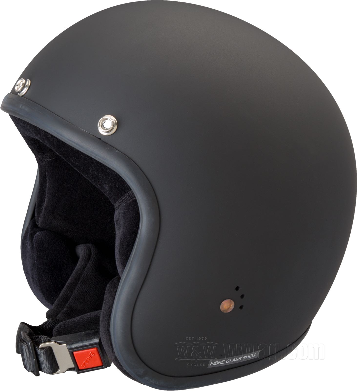 W&W Cycles - Casco Jet »Slimline Jet « di Bandit Helmets