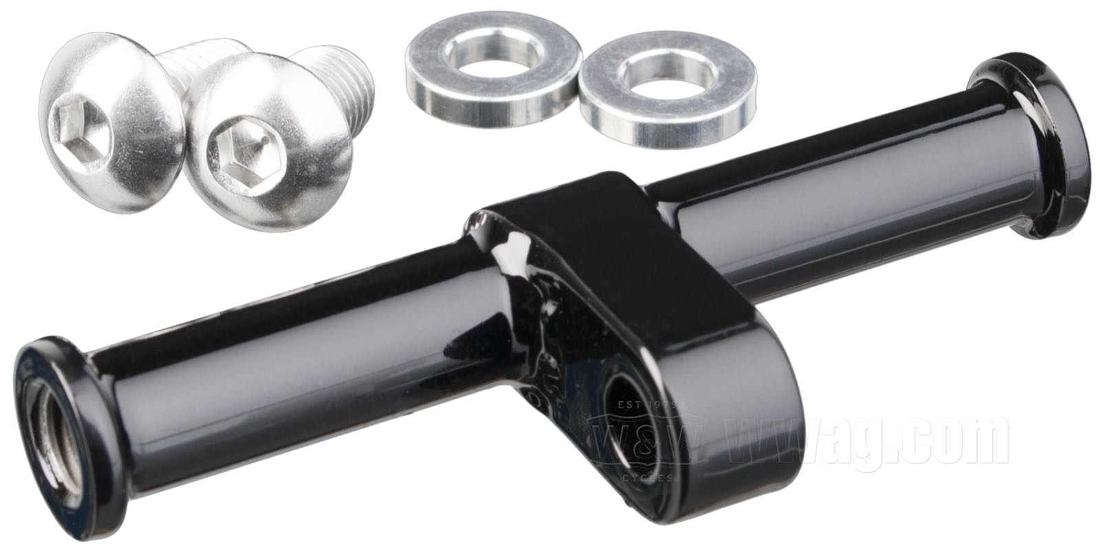 DSOUWEH Verstellbarer Lampenhalter für die Gabelmontage für  Motorradscheinwerfer – langlebig und das schwarze Erscheinungsbild ist  einfach, 3.8–6 cm