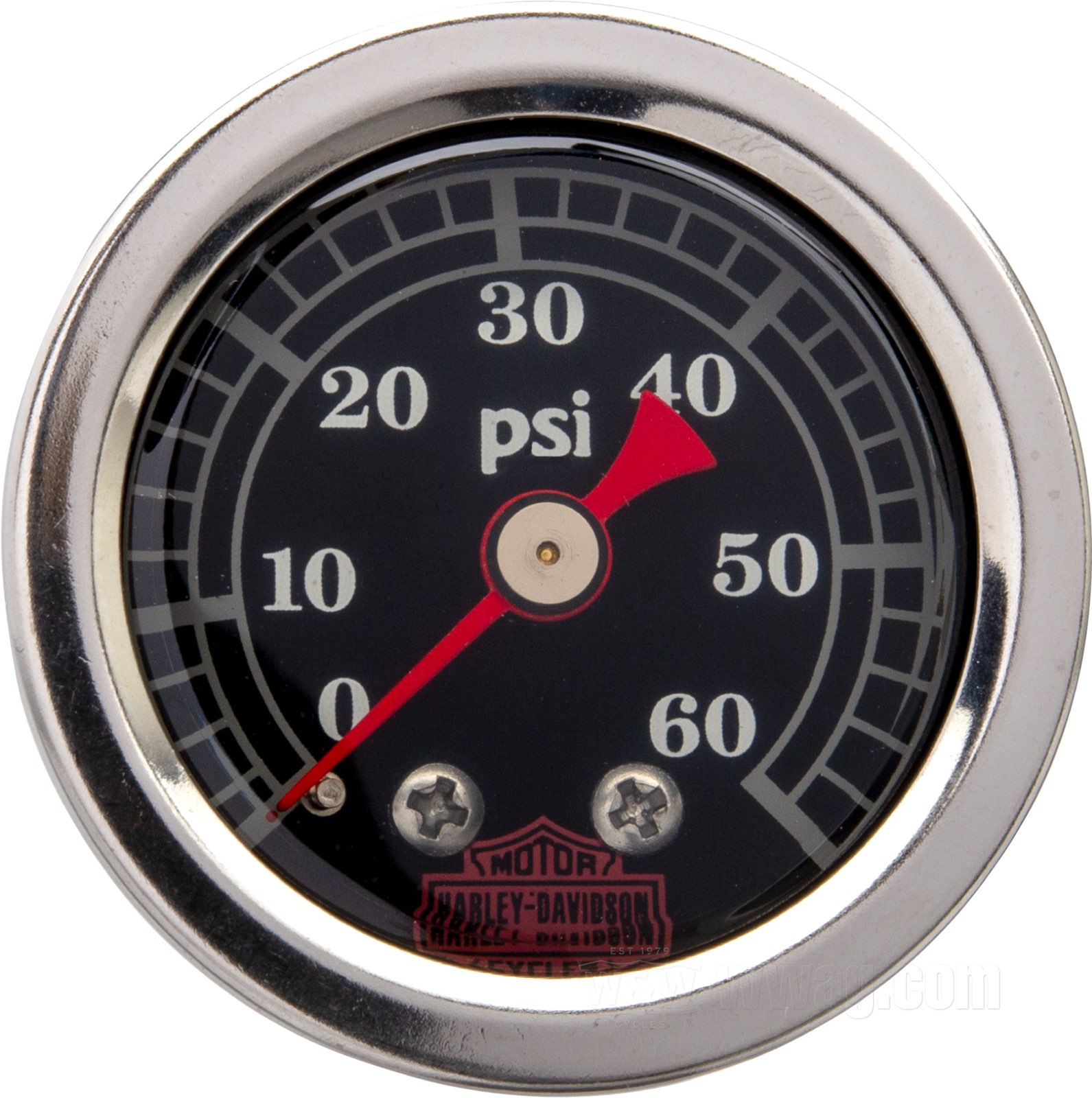 Öldruckmanometer 40mm silber Oilpressure gauge grey Harley-Davidson H,  22,95 €