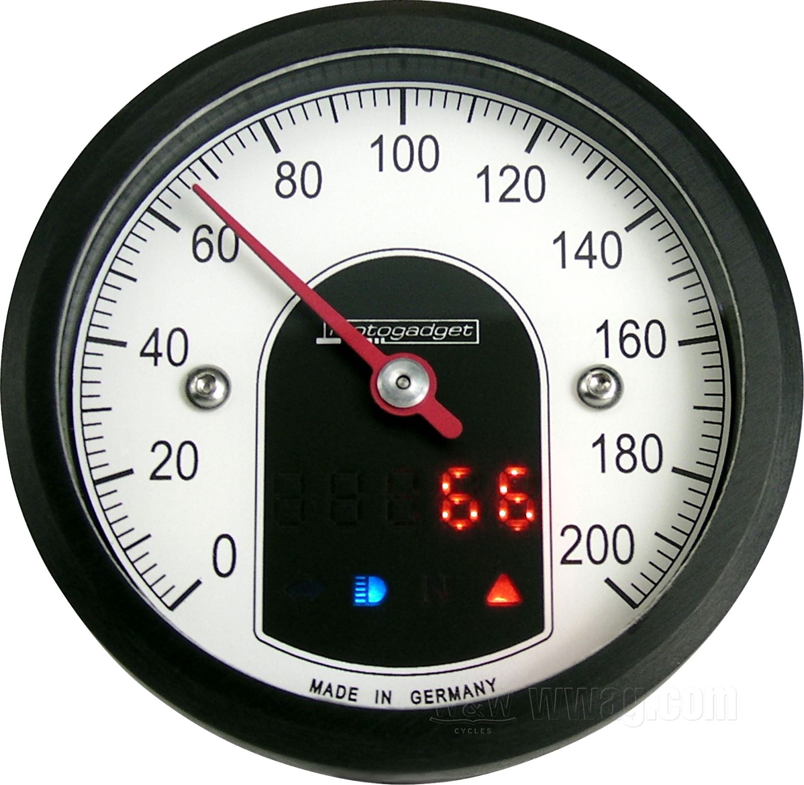 W&W Cycles - Mechanischer Tachometer »Basic« von MMB