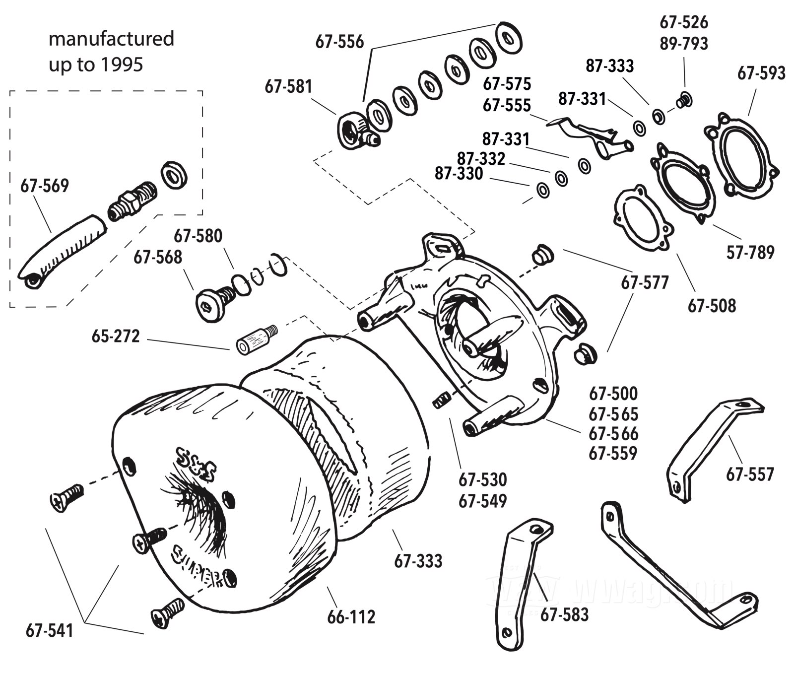 Goodson Air Cleaner Fits S&S E/G Carburetor - Official 2 Wheelers MC