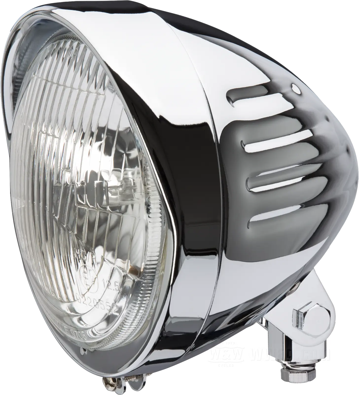 W&W Cycles - Custom Headlight Grooved
