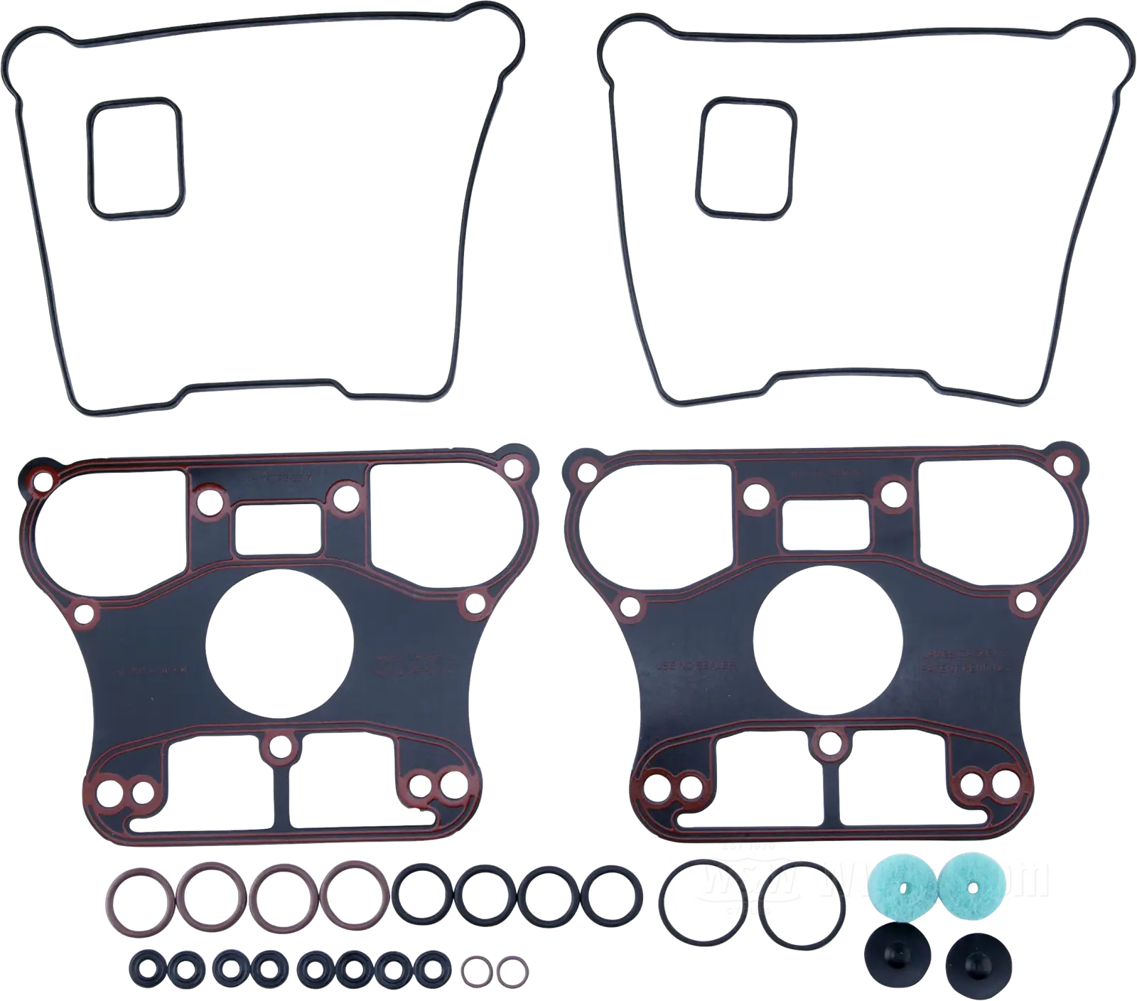 00892 4つ XR1200 Sportster Rocker Cover Gasket Kit 2008-10