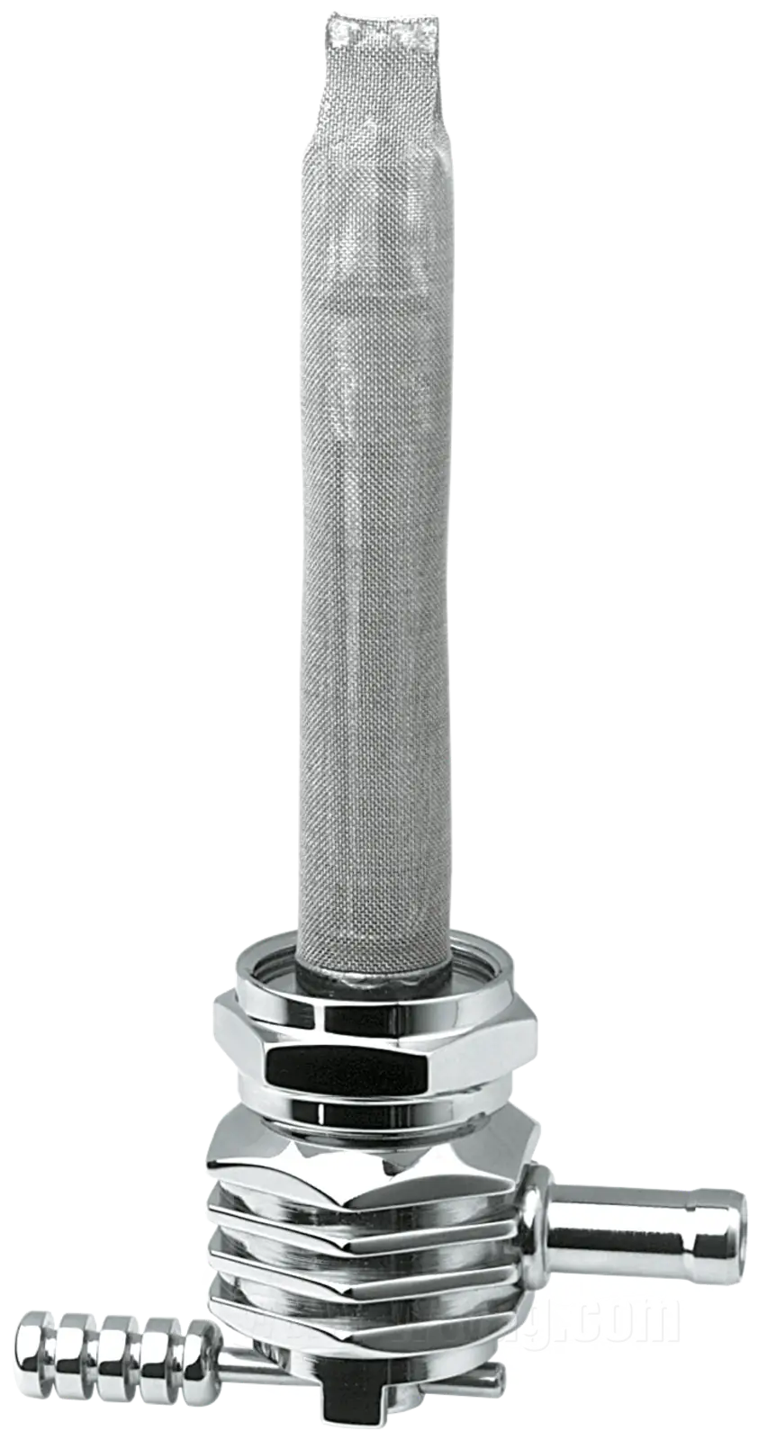 Power-Flo Hex Finned Fuel Valve, outlet 180°