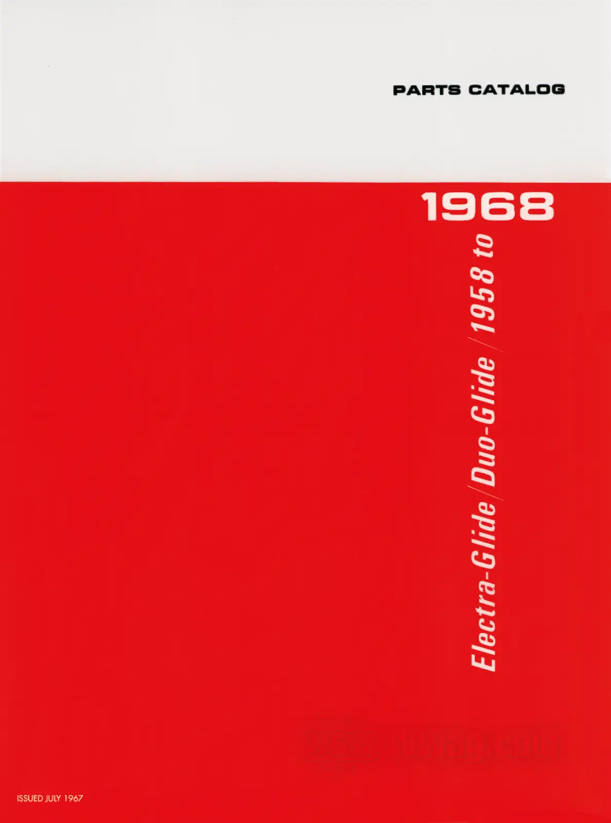 H-D Parts Catalogs - for FL(H) 1941-1984