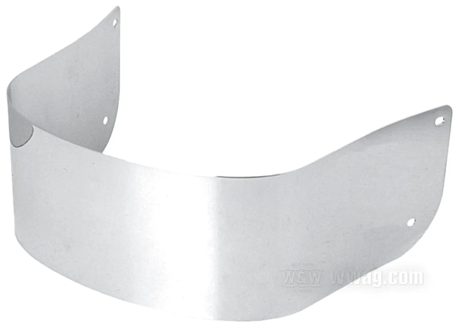 Front Fender Trim Lower, FL 1949-86, chrome, plain