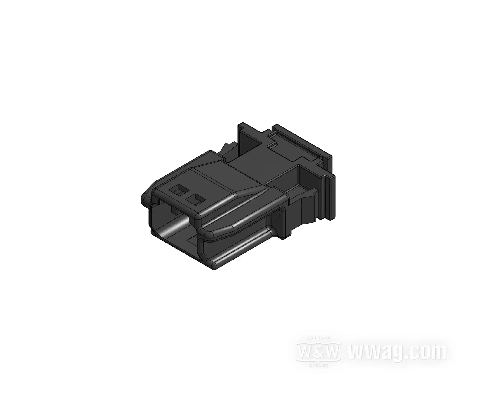 JAE Pin Housing MX 19 2-Way, Black