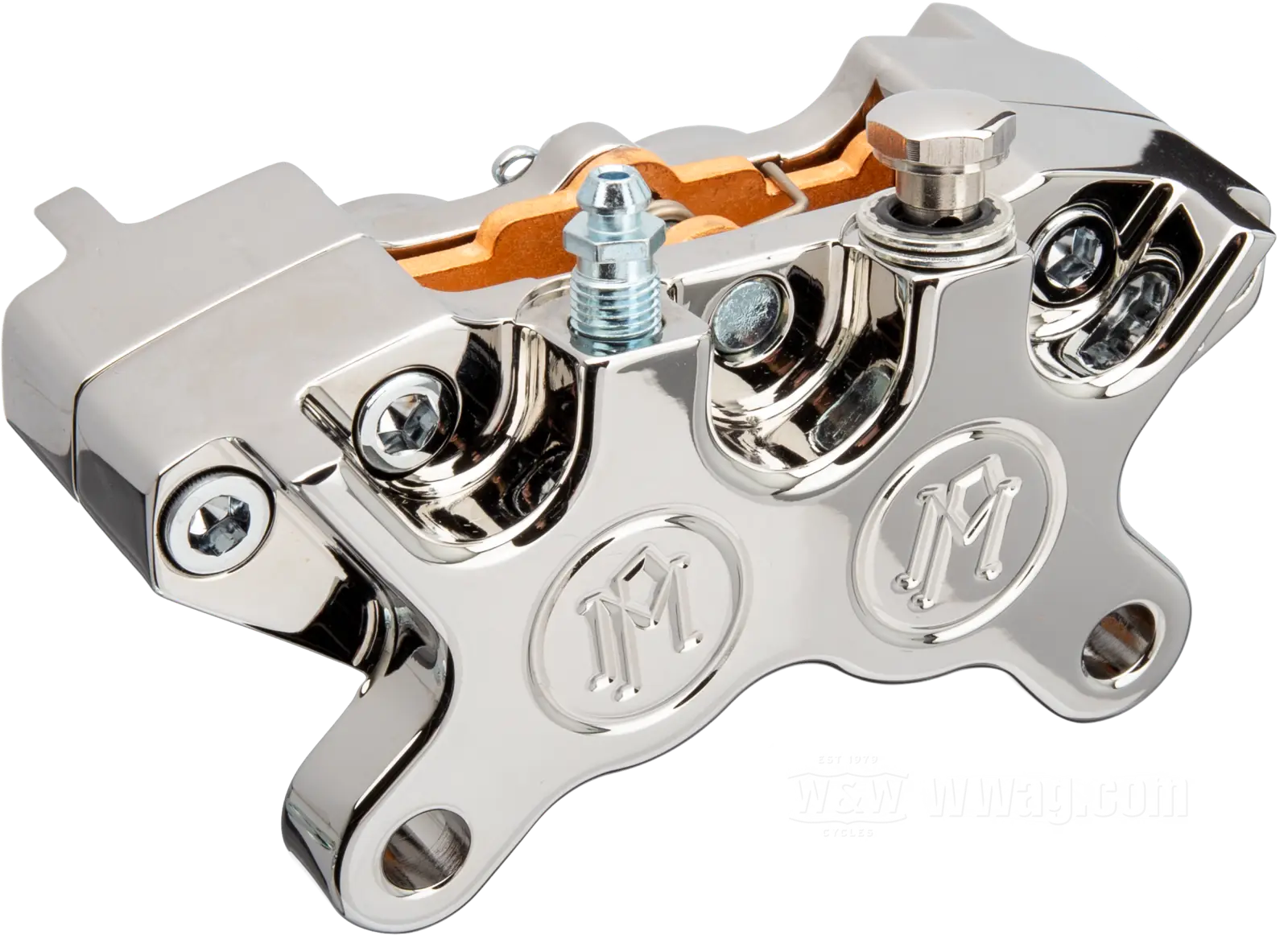PM 4 Piston Caliper 125x4R, polished
