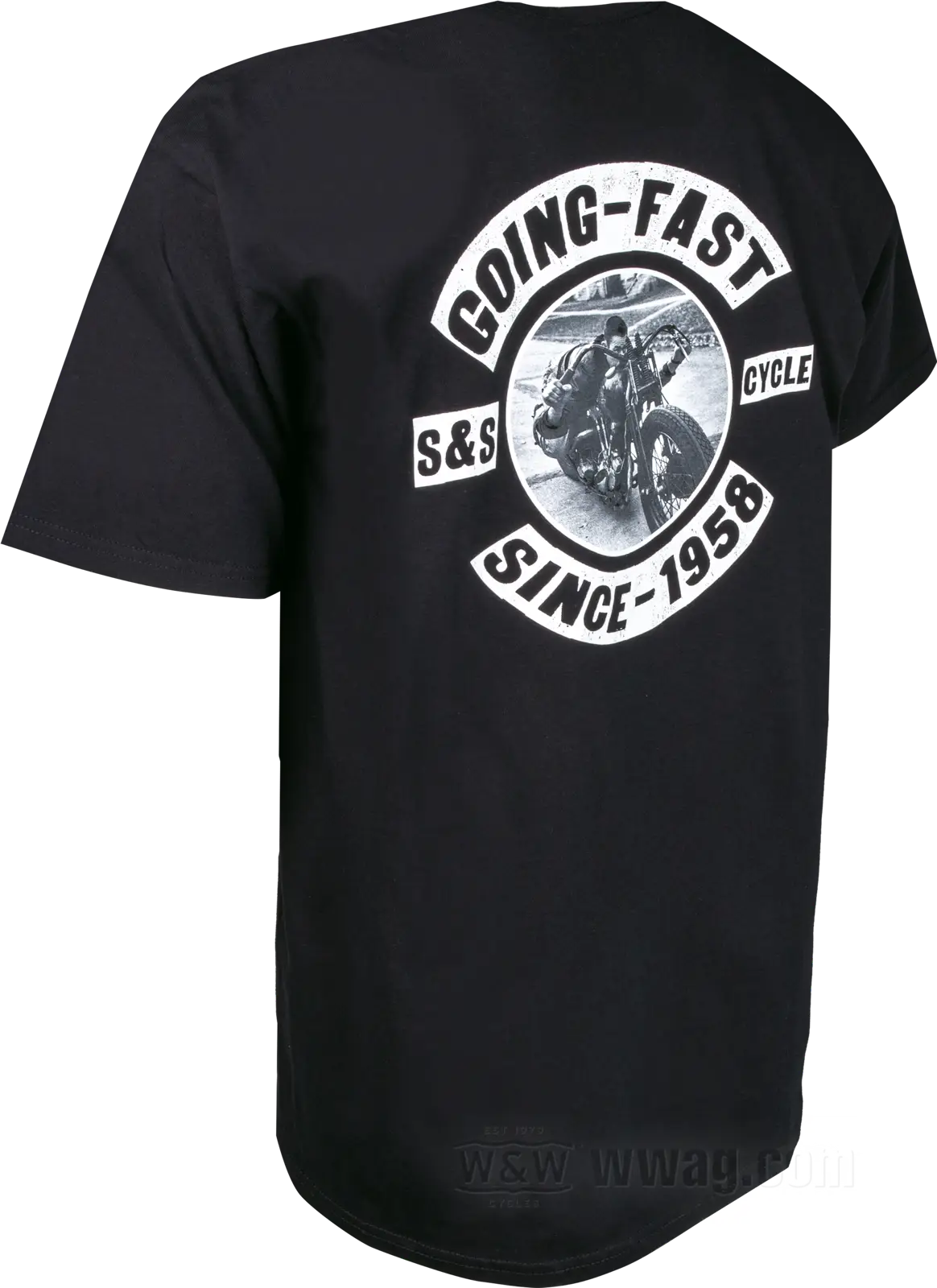 S&S Going Fast T-Shirt, Black, S