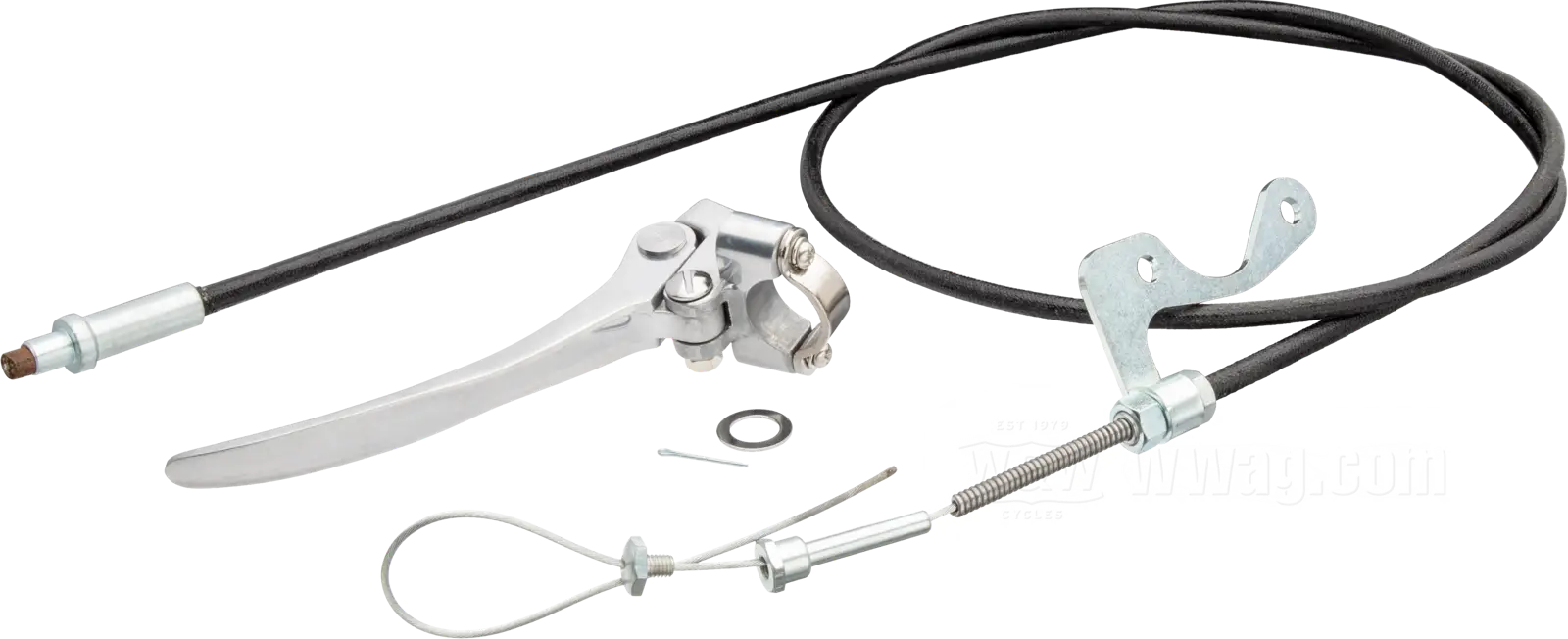 Harley Davidson RL/WL/WLA/WLC Rear Brake Rod & Clevis Kit - OEM Style 1935-1952 - View #2