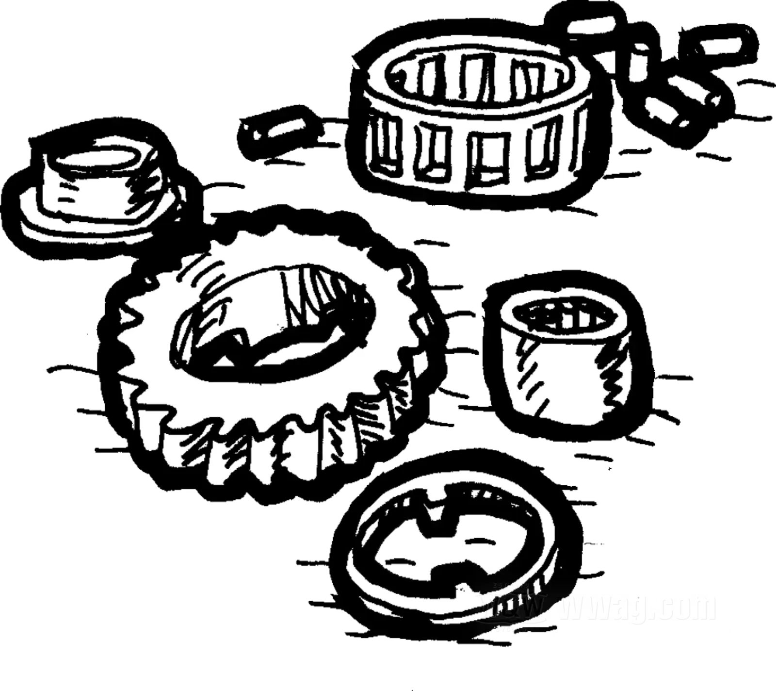 Transmission Parts for Big Twin 4-Speed