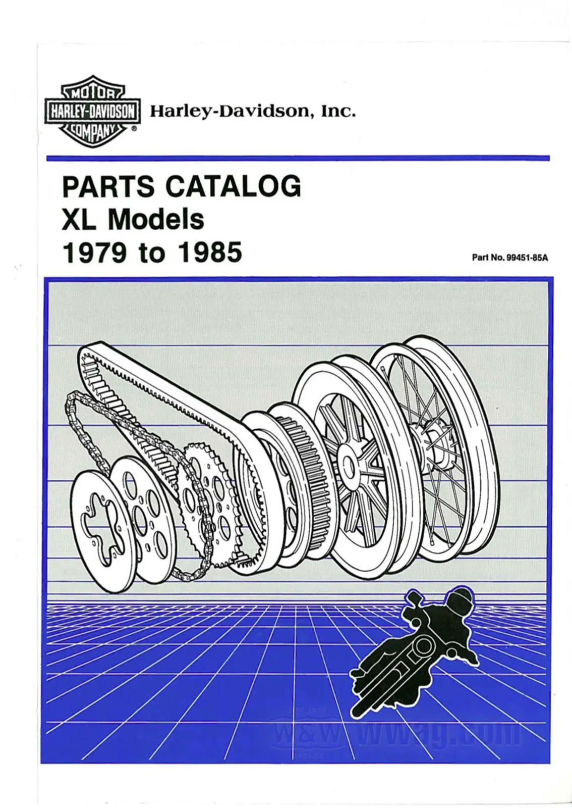 H-D Parts Catalog for Sportster 1979-1985