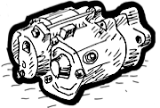 Motor de arranque para Sportster 1981→ y Big Twin 1989→