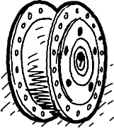 Mozzi stretti per modelli con perno ruota di 3/4”