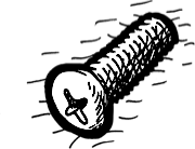 Oval Countersunk Phillips Head Screws