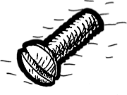 Oval Countersunk Slotted Head Screws