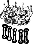 Schraubensätze für Zylinderköpfe