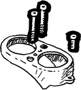 Schraubensätze für Tachokonsolen