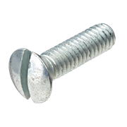 Oval Countersunk Slotted Head Screws Cadmium-plated