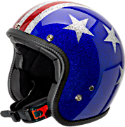 Casques Jet Captain America Metal Flakes de 70’s