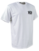 T-shirts W&W-Brand blanc - motif noir