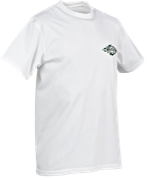 Camisetas The Cyclery blancas - print verde