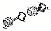 Pièces de rechange pour feu 1973-1999