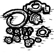 Carburetor and Injection - Carburetor, Manifold and Air Cleaner Mounts