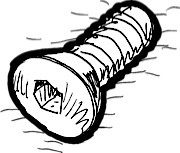 Tornillos de cabeza avellanada con hexágono interior