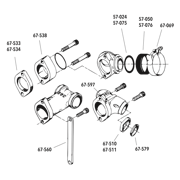 Parts for S&S Super E and Super G Manifolds