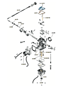 Pièces de rechange pour carburateurs Mikuni HS40