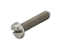 Tornillos de acero inoxidable con cabeza ranurada