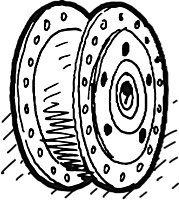 Narrow Hubs for Models with 3/4” Wheel Axle