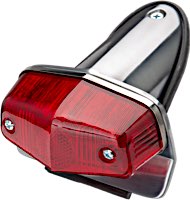Lucas 525 Type Taillights with License Bracket