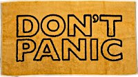 Don’t Panic Handtuch