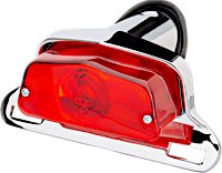 Lucas 564 Type Taillights with License Bracket