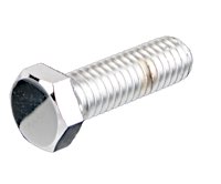 Hex Head Screws Chrome-Plated