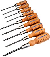 Grace USA Ball-End Hex Screwdriver Set