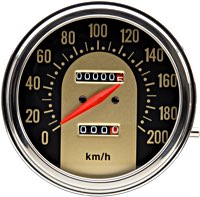 1962-1967 Tombstone Style Fat Bob Tachometer