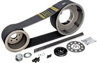 Kit trasmissione a cinghia 8 mm 3” di BDL per Big Twin 4 marce per avviamento a pedale