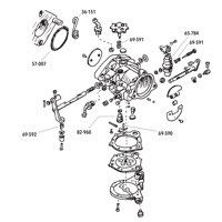 Pièces de rechange pour carburateurs Tillotson