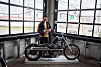 Andy and his Early Shovel, the W&W Pick as BEST AMERICAN BIKE 2018
